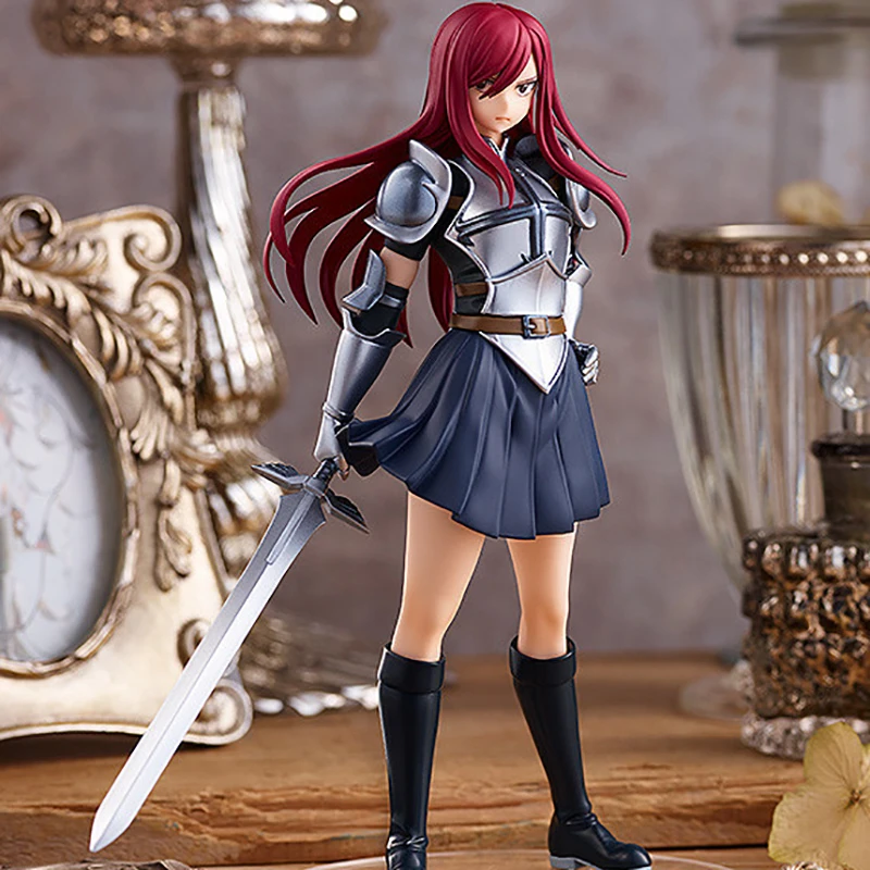 

Original 17cm GSC Up Parade Fairy Tail Final Season Erza Scarlet PVC Action Figure Eruza Collection Model Doll Toys