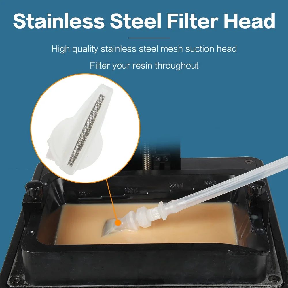 

Подставка SLA/LCD/DLP Инструмент для переработки Электрический фильтр из смолы Светочувствительная смола Металлическая воронка Фильтр 3D-принтер Фильтр из смолы