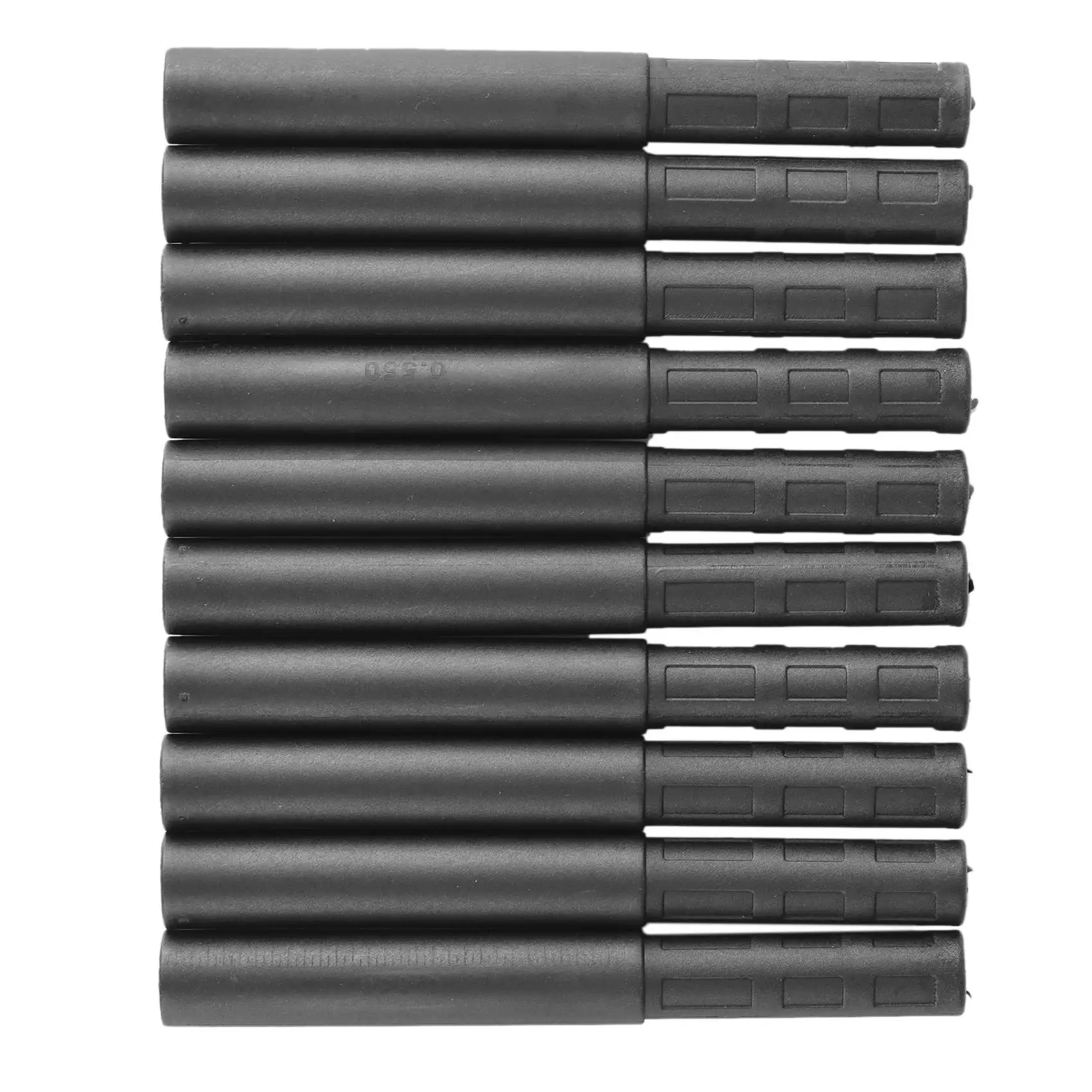 10Pcs Golf Club Carbon Fiber 0.55 Extension Rods Kit Butt Extender Stick Shaft Putter Golf