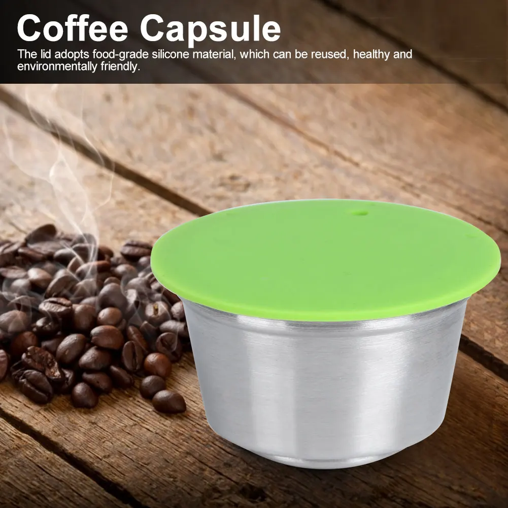 Stainless Steel Coffee Capsule Reusable Refillable Coffee Capsule Cup Fit for Dolce Gusto Coffee Maker