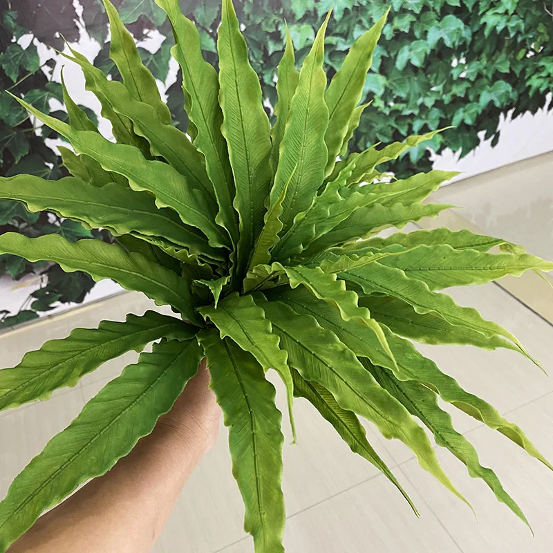 Large Artificial Fern 40cm 15Leaves Tropical Fake Fern WholesaleLeaves Persian Leaves Wall Hanging Plants For Home Garden Decor