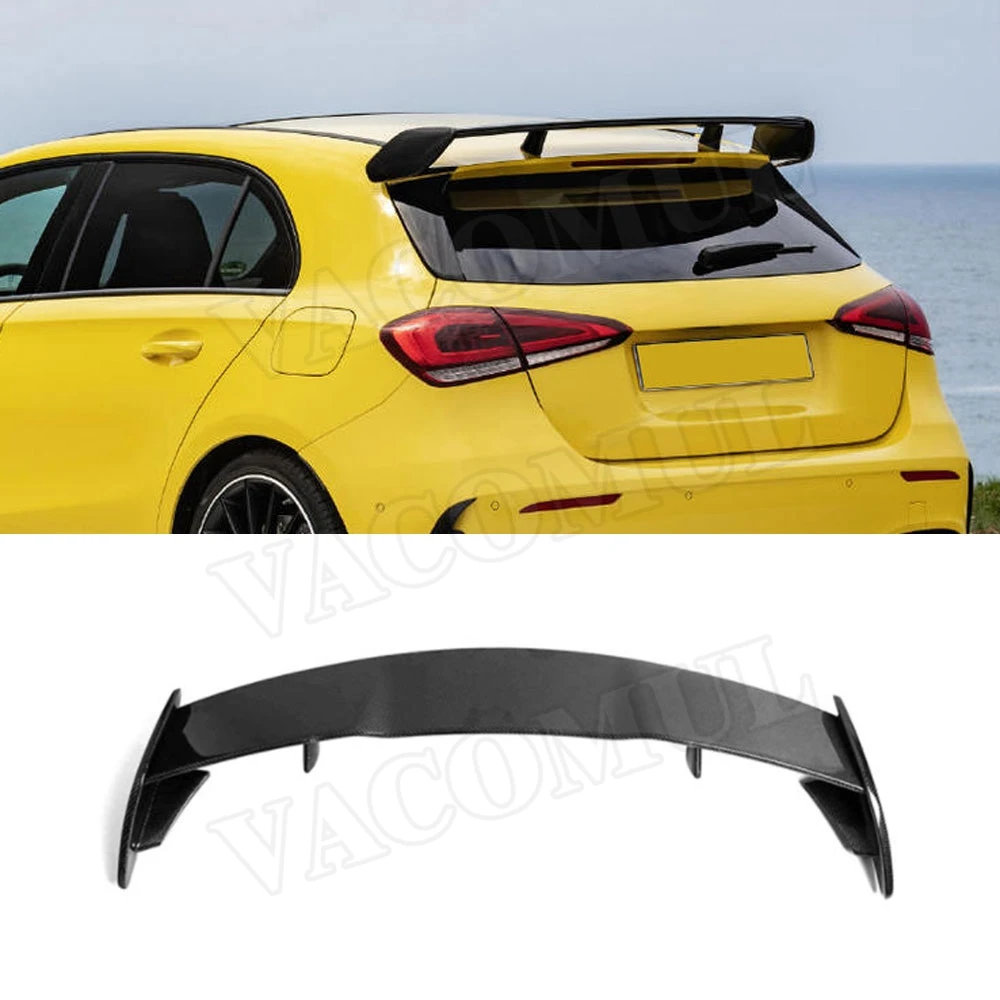 

VACOMUL Carbon Fiber Rear Roof Spoiler Wings For Mercedes Benz A Class W177 W176 Hatchback A180 A200 A220 A250 A35 2019 2020 ABS