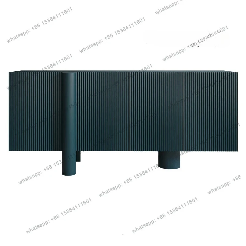 

Modern light luxury solid wood dining side cabinet, living room simple locker storage, entrance cabinet creative home