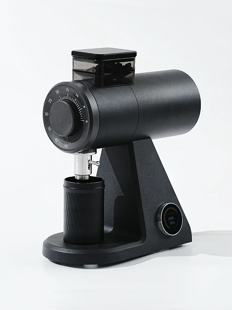 #STARSEEKER AK74 Electric Coffee Grinder 74MM Flat Titanium Burr Espresso Brew Coffee Bean Grinder Speed Regulation Black White