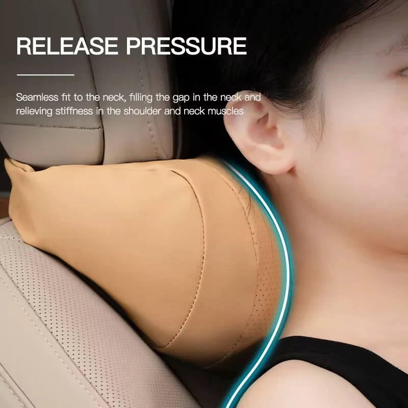 Car Seat Headrest Travel Rest 3D Neck Pillow Protect Comfortable For SsangYong Korando Family Korando C Musso Sports G4 Rexton view 2