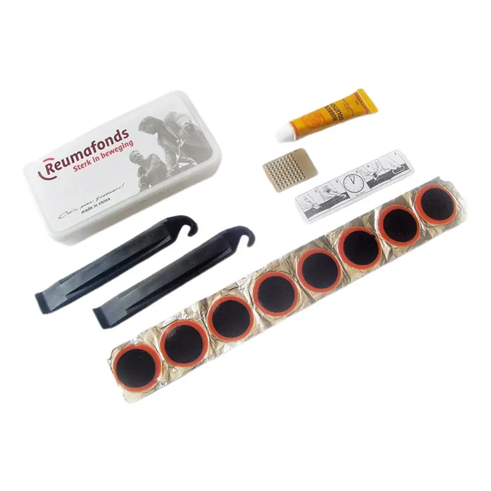 AliExpress Bicycle Tire Repair Kit Cycling Flat Tyre Repair Rubber Patch Glue Lever Free Cold Patch Sealant Bike Inner Tube Repair Tool