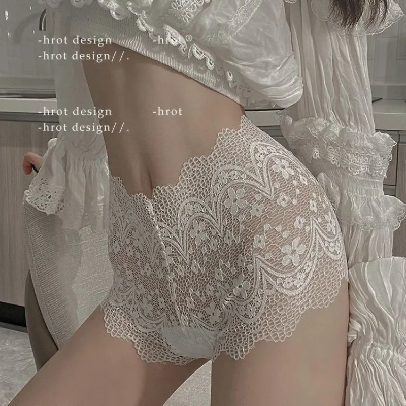 

Pure Desire Lace Sexy Personality Charming Women's Underwear Summer Thin Bag Hip Hot No Trace Waist Triangle Pants