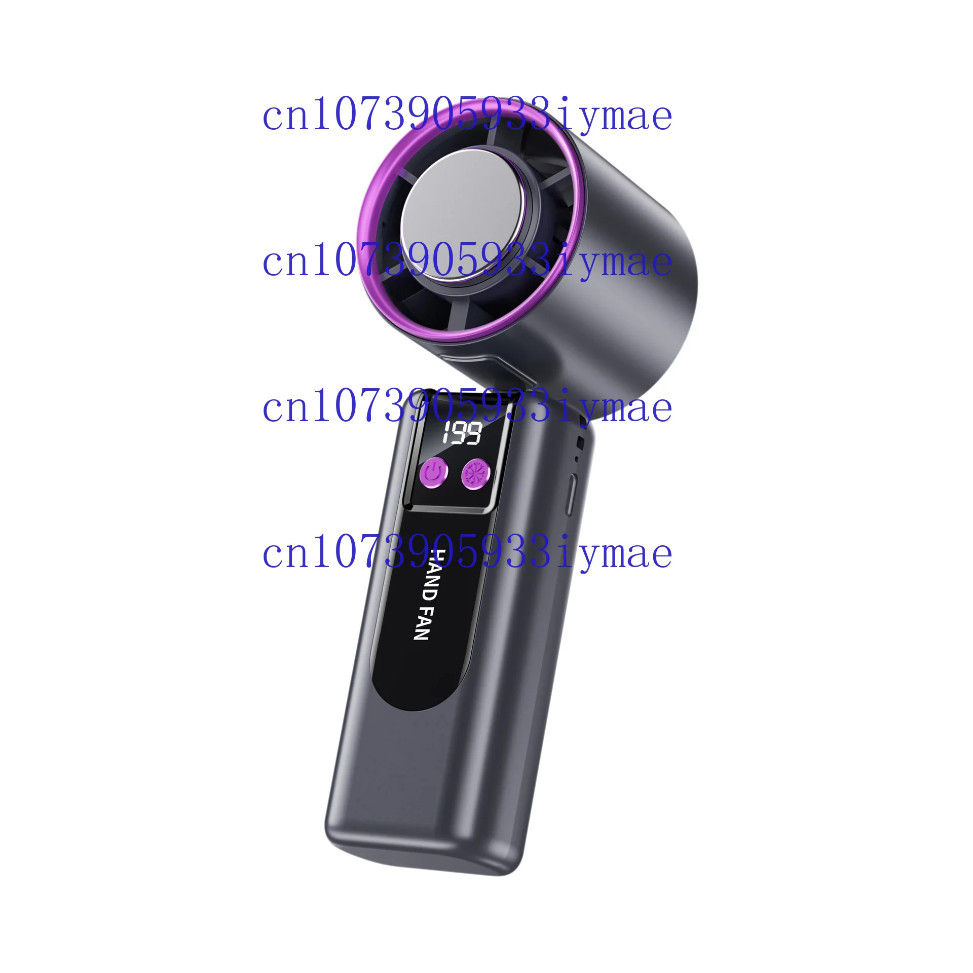 

Ice pack high-speed semiconductor fan cooling handheld portable charging folding small fan