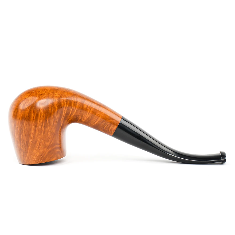 S7caabaf88484463a94d3cc4c19b04503I Glatte dänische Bruyèreholz-Pfeife