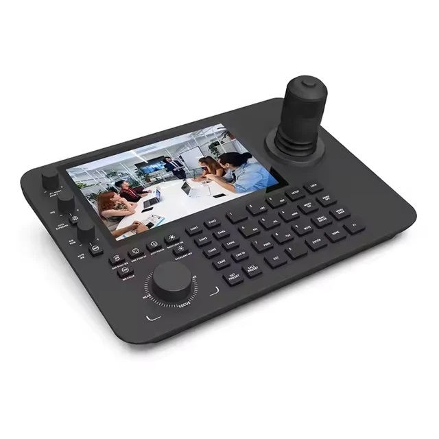 NDI HX 4K hd Mi Android 11 Touch Screen 7 Inch Large Screen PTZ IP Joystick Controller Keyboard Real-time for Live Streaming