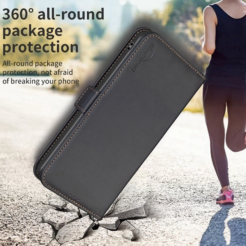 Skórzane etui biznesowe na iPhone'a 15 Pro Max 14 Plus 13 Pro 12 11 XR SE 2022 2020 8 7 Wallet Magnetic Buckle Flip Leather Cover