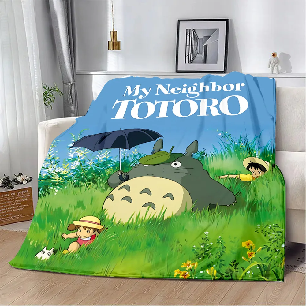 Heiße Anime Cartoon bedruckte Decke Picknick decken warme Decke weiche und bequeme Decke-T-Totoros Home Travel Geburtstags geschenk