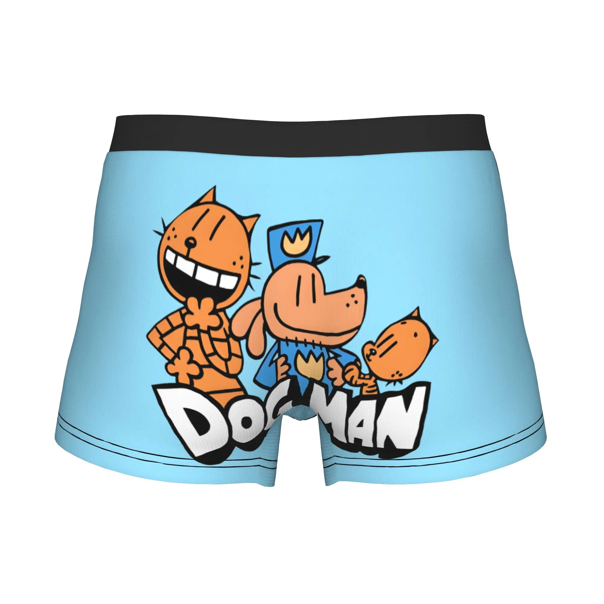 D-Dogman Friends Boxers Shorts Men Funny Cop Dog World Briefs Underwear Fashion Underpants