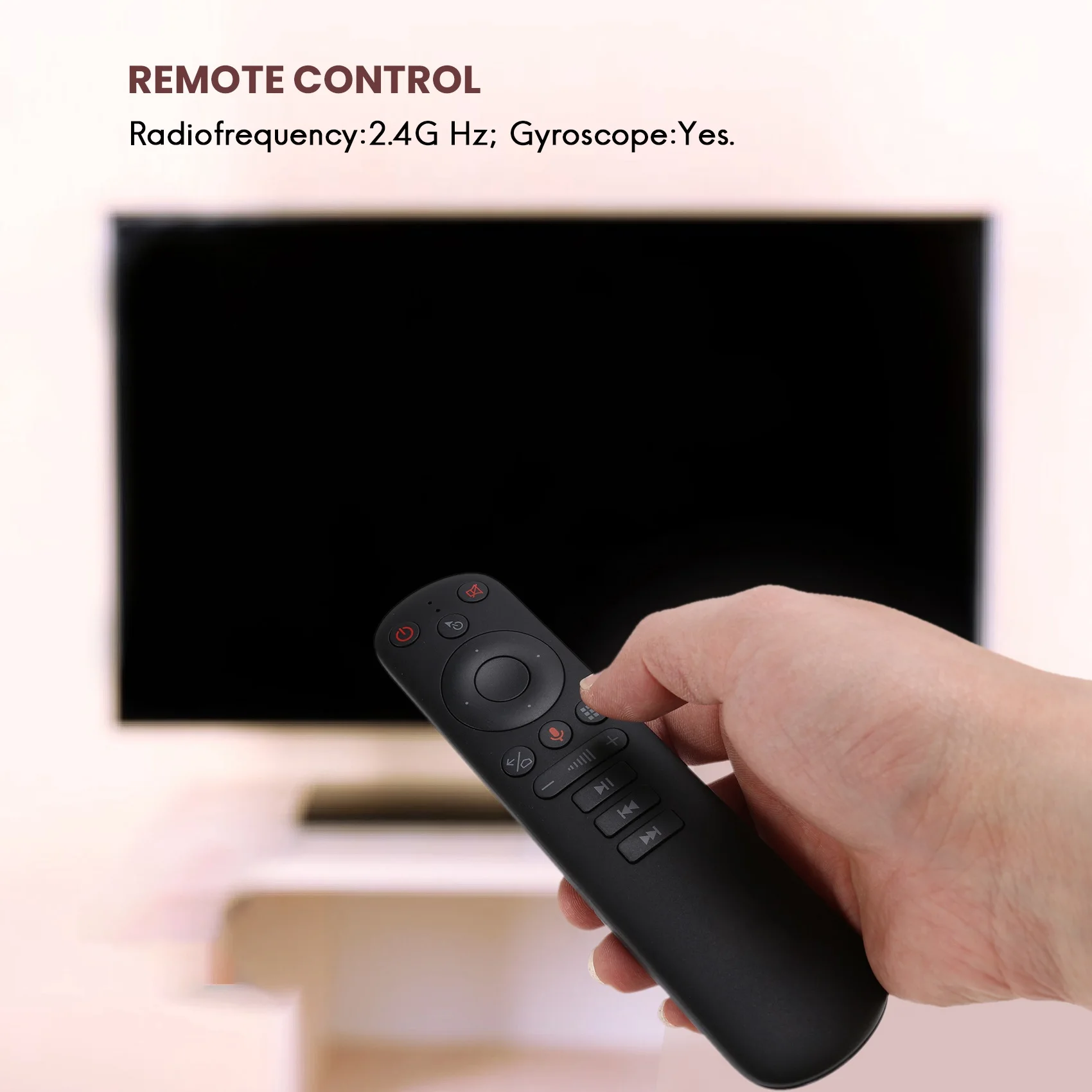 A23K-G50S Remote Control 2.4G Suara Pintar Remote Control Mendukung Perangkat Multimedia Mouse Terbang Nirkabel Giroskop Bawaan