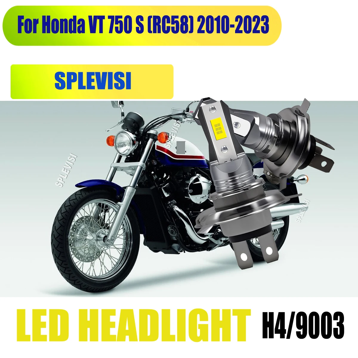 

H4 9003 LED Headlight for Motorcycles - Dual Beam For Honda VT 750 S (RC58) 2010 2011 2012 2013 2014 2015 2016 2017 2018-2023