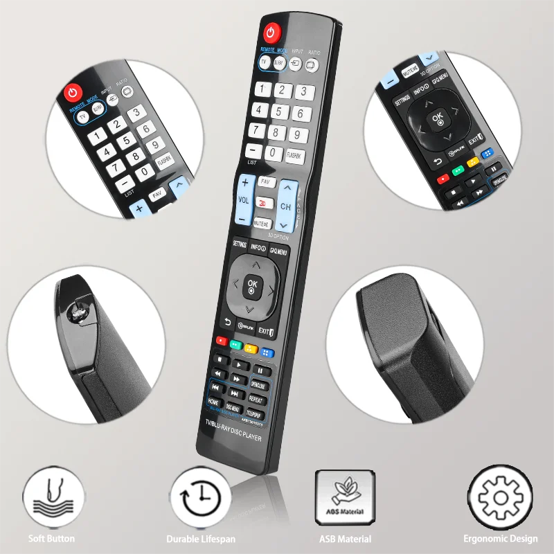 AKB73615379 For LG Remote Control Compatible With LG TV/Blu-ray Disc Player 26LD350 32LD420 32LD450 42LD630 46LD550 47LD420 55LD