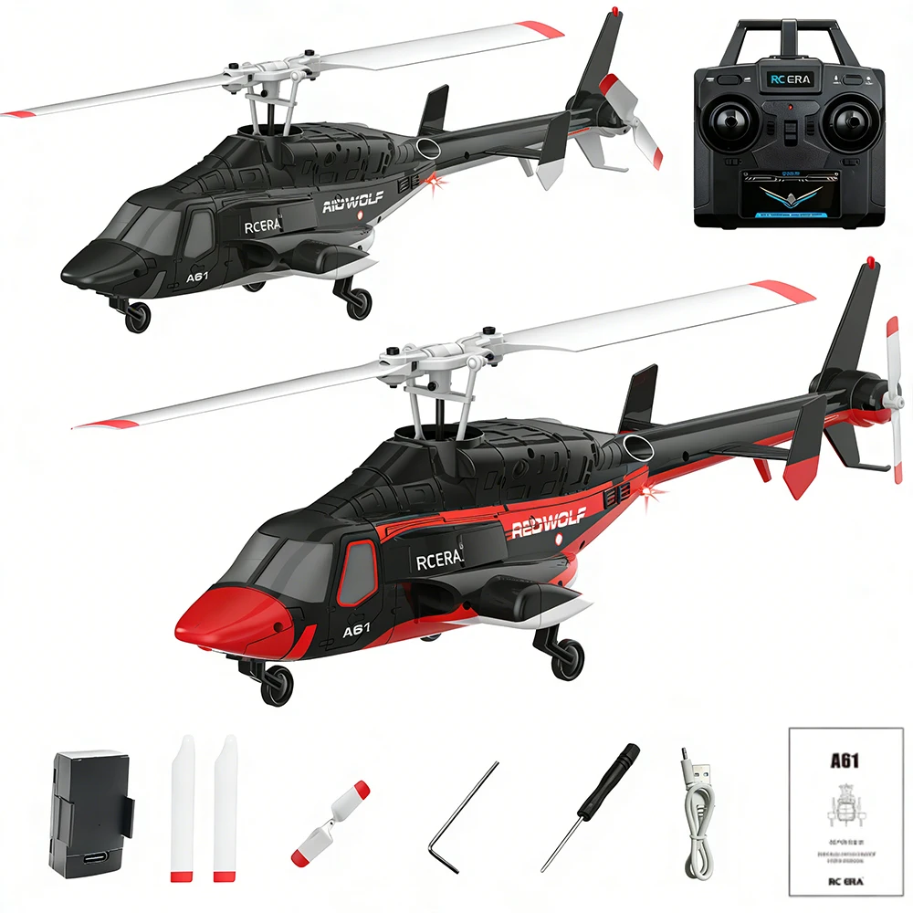 

1:52 2.4G 6-Aixs RC Helicopter A61Gyroscope 4CH Altitude Hold Optical Flow Positioning Hovering Remote Control Helicopter Toy