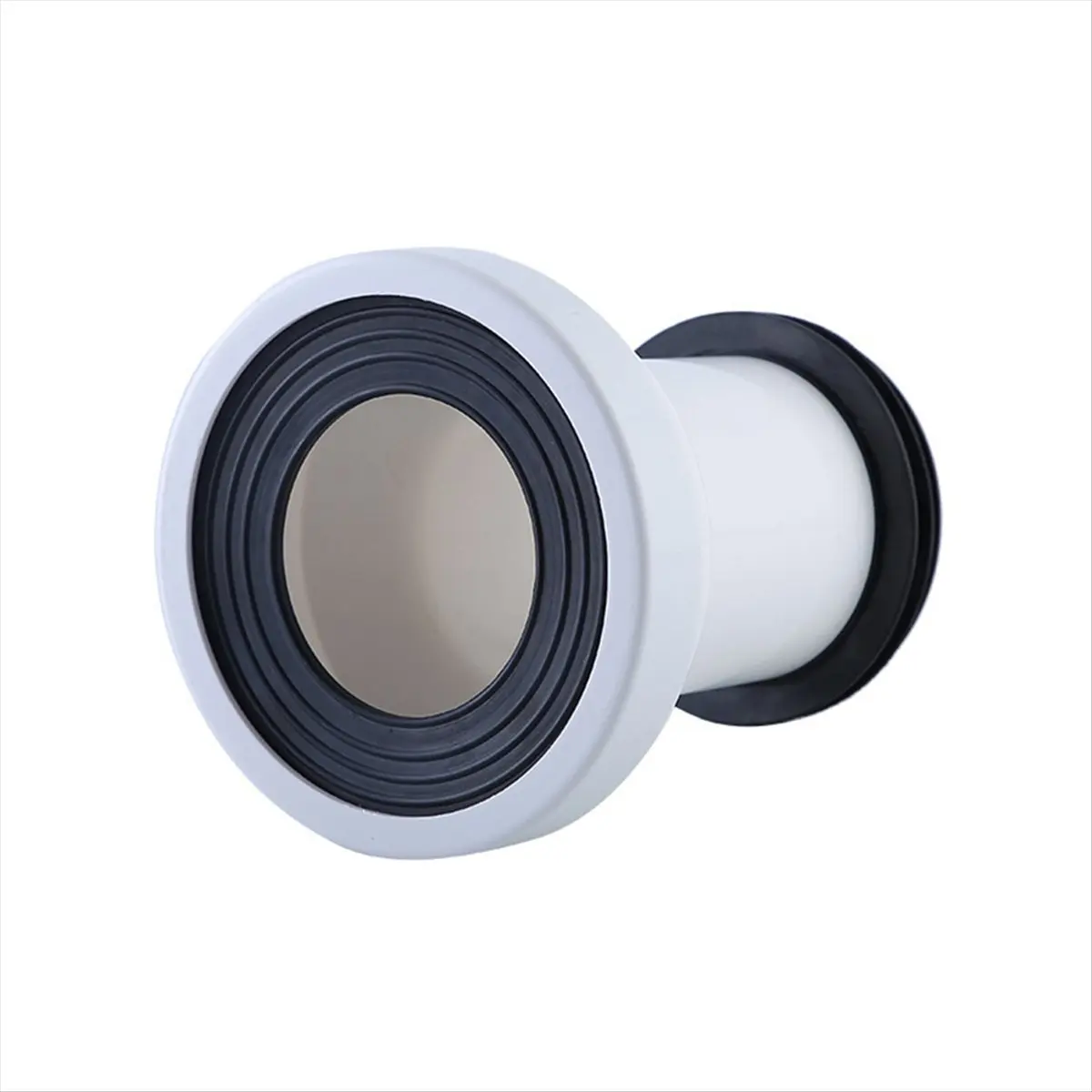[Greatitem]Toilet Connection Adapter Drainer Drain Pipe Toilet Accessories Bathroom Tool for Home Livingroom Outlet Pipe