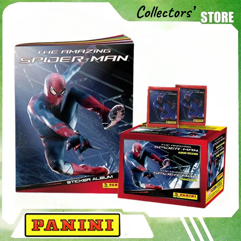 PANINI Super Hero Comic Character Collectible Sticker Set Authentic Factory Unopened Rare Shiny Foil Vintage Hobby Souvenir Gift