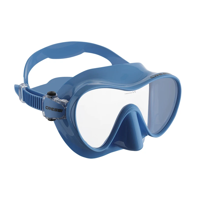 Cressi Kids Dving Mask F1 Small Snorkeling Swimming for Boys Girls Single Lens