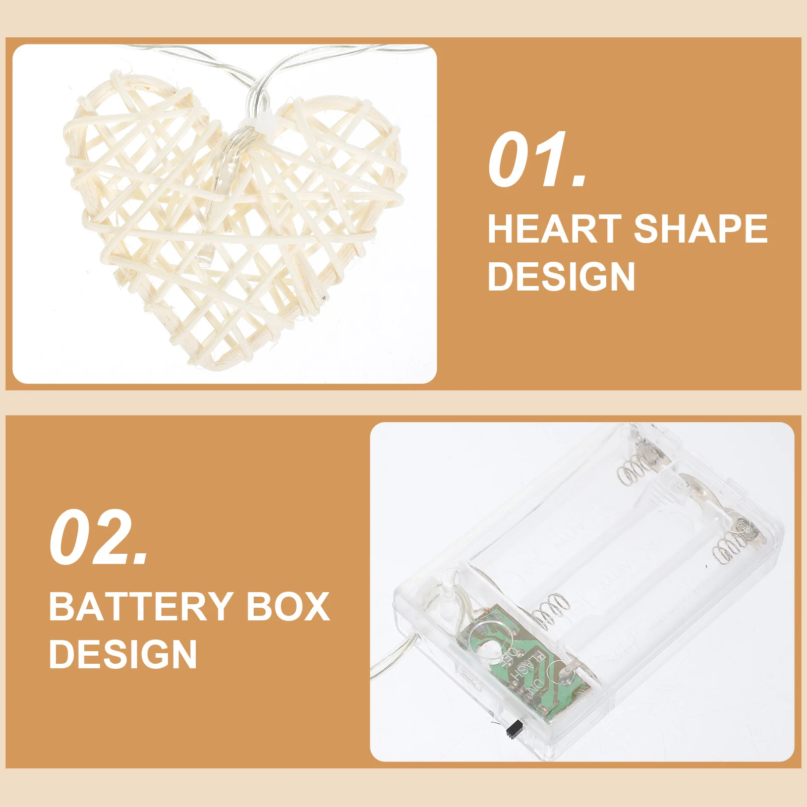 

1.2M Heart Shaped Led Lights Warm White For Bedroom Hotel Party Wedding Decor String Light Hearts Led String Lamp For