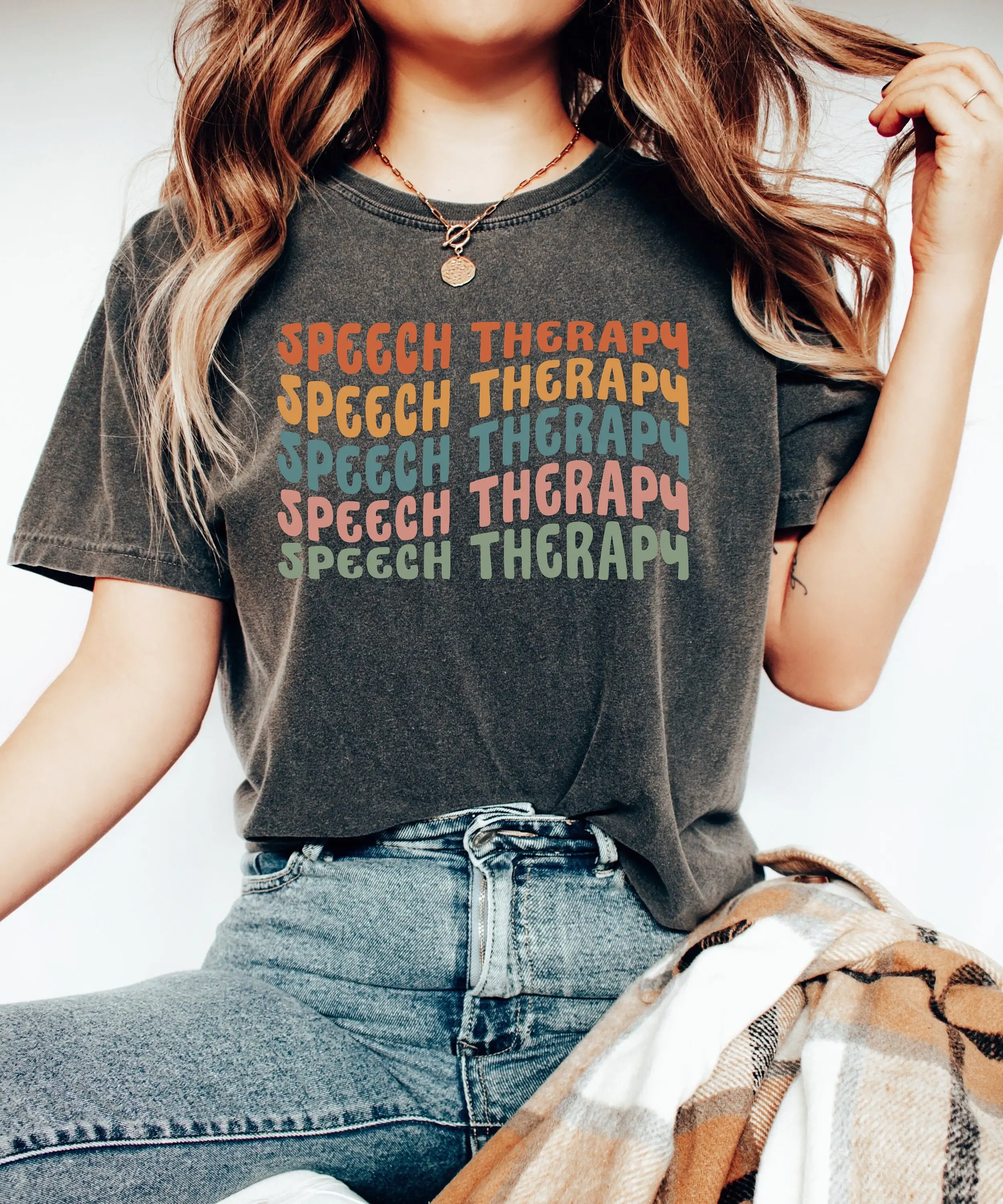 Терапевтическая футболка, речетерапевт, поддержка Slp языка, патолога, выпускной, выпускной