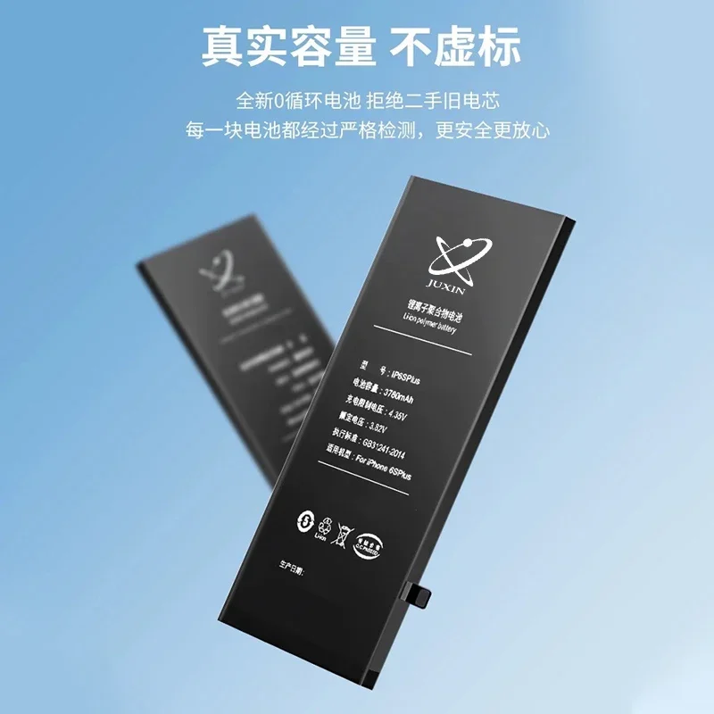 Battery For iPhone X XR XSM 11 12 13 14 Promax Real High Capacity Replacement Bateria Warranty One Year For iPhone 6 7 8 8plus