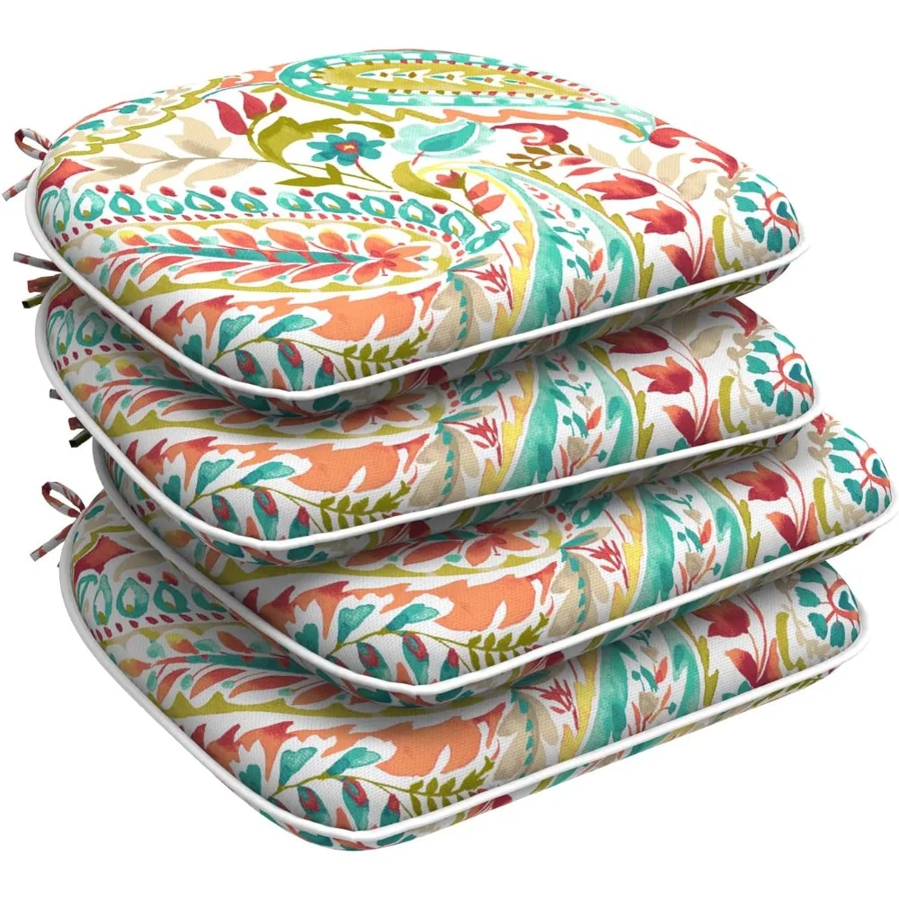 4-Piece Outdoor Chair Cushions, 17