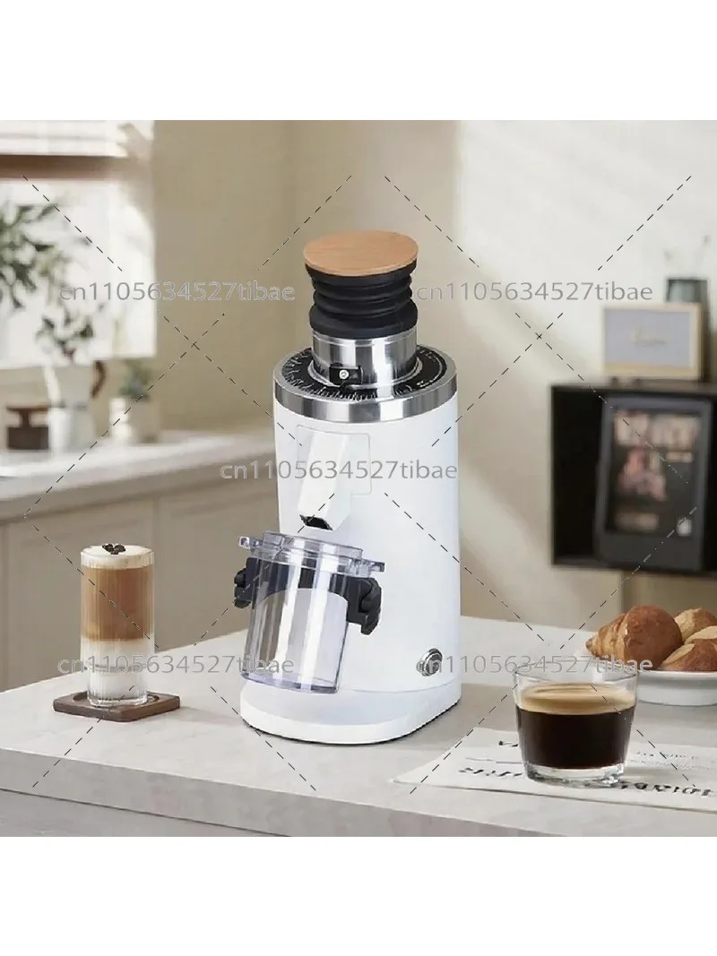 Professional Electric Coffee Grinder with Flat Burr, Stainless Steel Conical Burr for Espresso, Drip Coffee & Hand Brew