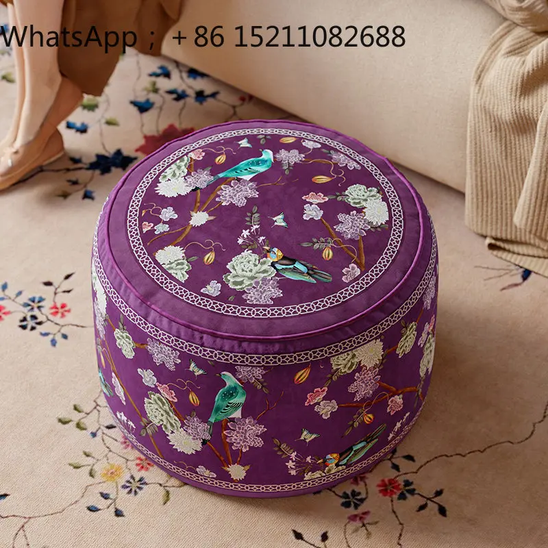 SCY light luxury high-end seat pier futon living room floor seat cushion household removable sofa foot pier