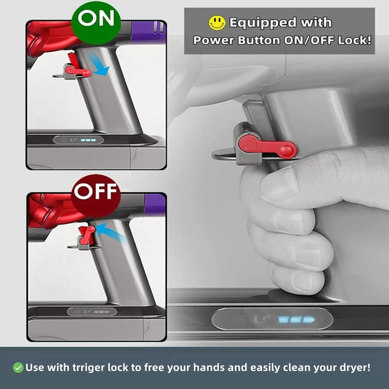 다이슨 진공 청소기용 건조기 통풍구 청소 키트, 건조기 린트 제거기, 유연한 호스 및 틈새 도구, V15, V11, V10, V8, V7