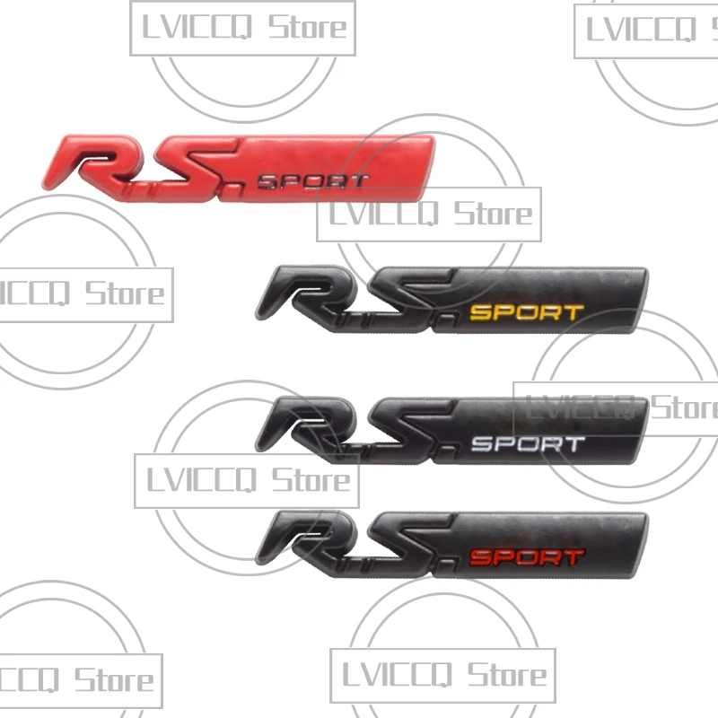 Auto Styling RS Sport Badge Interior Car Steering Wheel Sticker For Scenic Megane Koleos Arkana Espace Captur Clio Sandero Satis