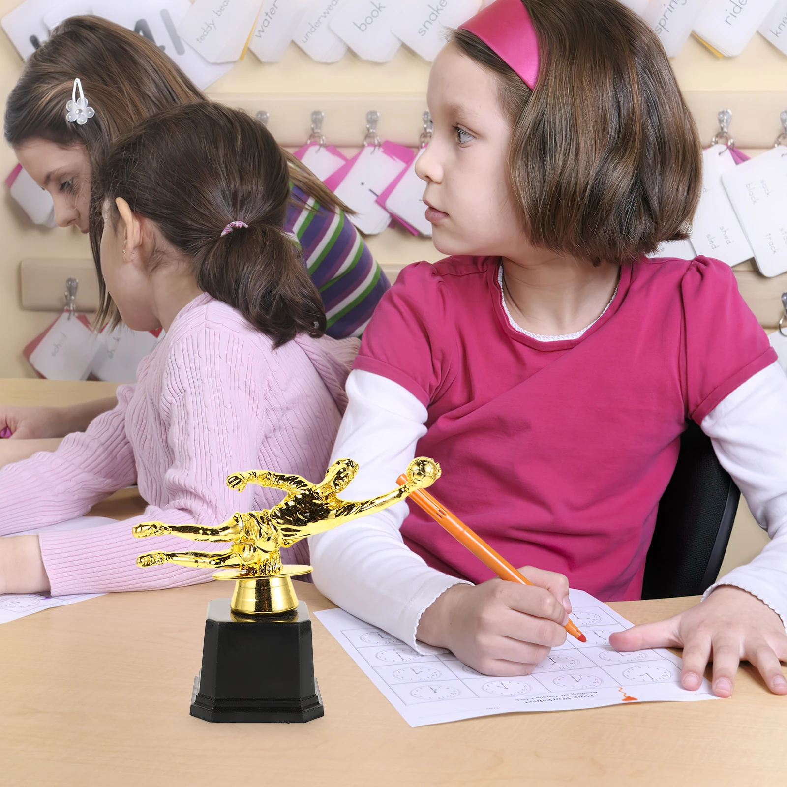 

Plastic Trophy Award Gold Mini Trophies Kids Competitions School Sports Days Unique Design Ideal Size Halloween Costume Contest