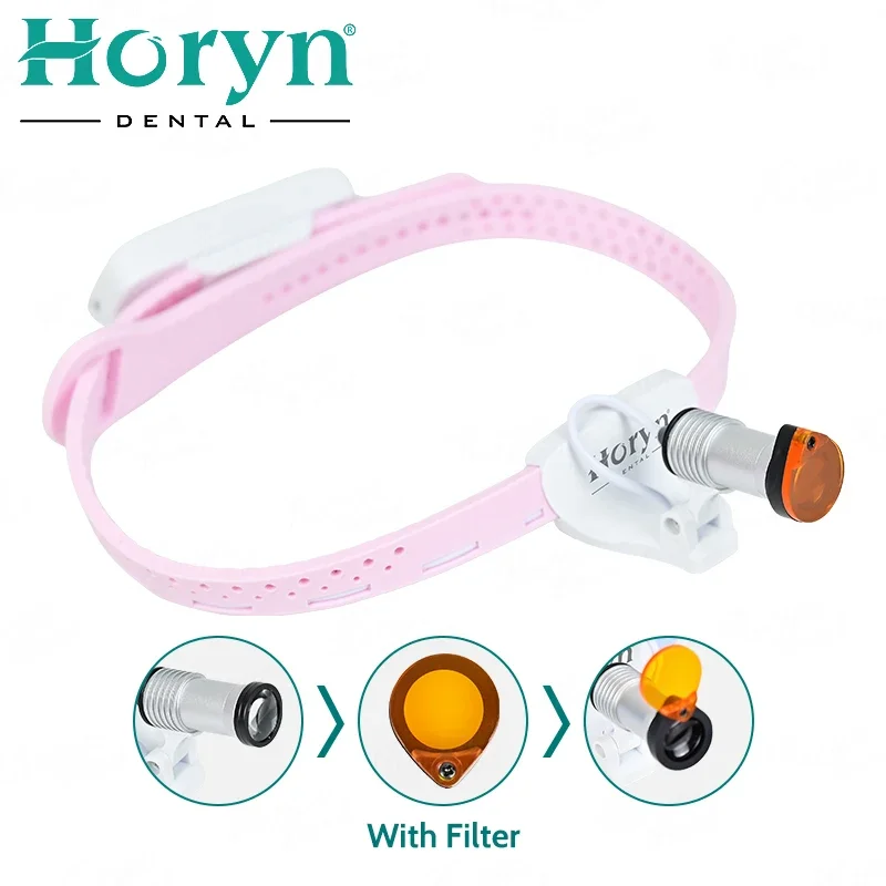 5W Wireless Ultra-light LED High-brightness Den tal im plant ENT Surgical Plastic Otolaryngology Headband Medical Headlight