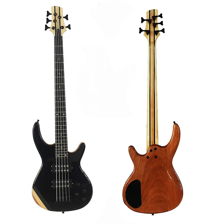 China factory price wholesale high quality Ash Guitar 5 string Bass guitar for sale