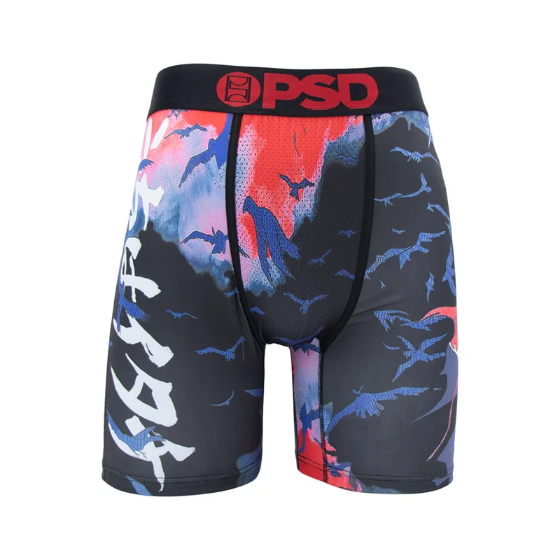 Sexy Men Underwear Boxershorts Fashion Man Underpants Panties Print Men Innerwear Cuecas  Man Boxer Briefs Trunks ZS-P55-P63