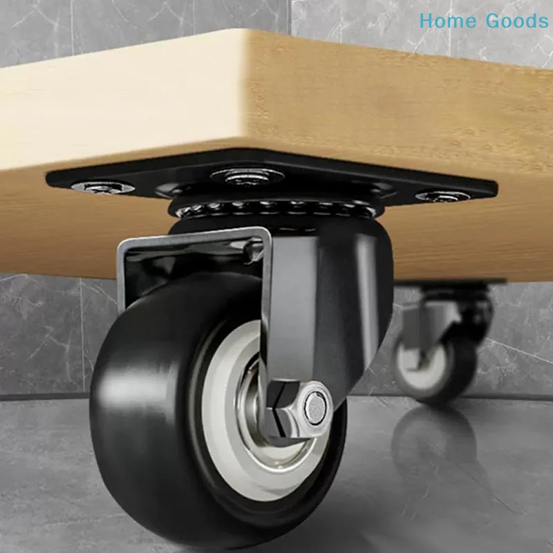 preferredFurniture Casters Wheels PP Fixed Swivel Caster Roller Wheel For Heavy Duty Platform Trolley Chair Household Accessory
