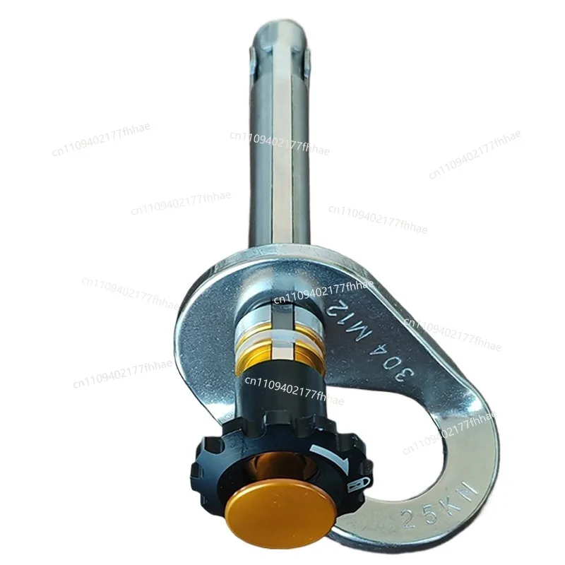 M12x80 Rock Climbing Removable Anchor Point 304 Stainless Steel Spike Hanging Sheet Aerial Work Safety Rope Holder