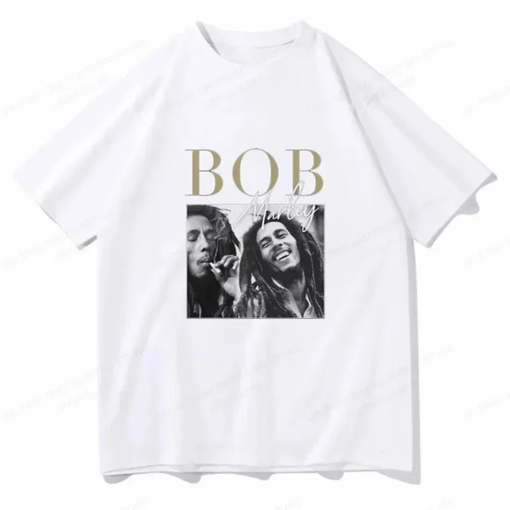 

Rapper Bob Marley T-Shirt Plus Size T Shirt for Women 100%Cotton Brand Fashion Tshirts Hip Hop Tops Tee Male Clothes Summer