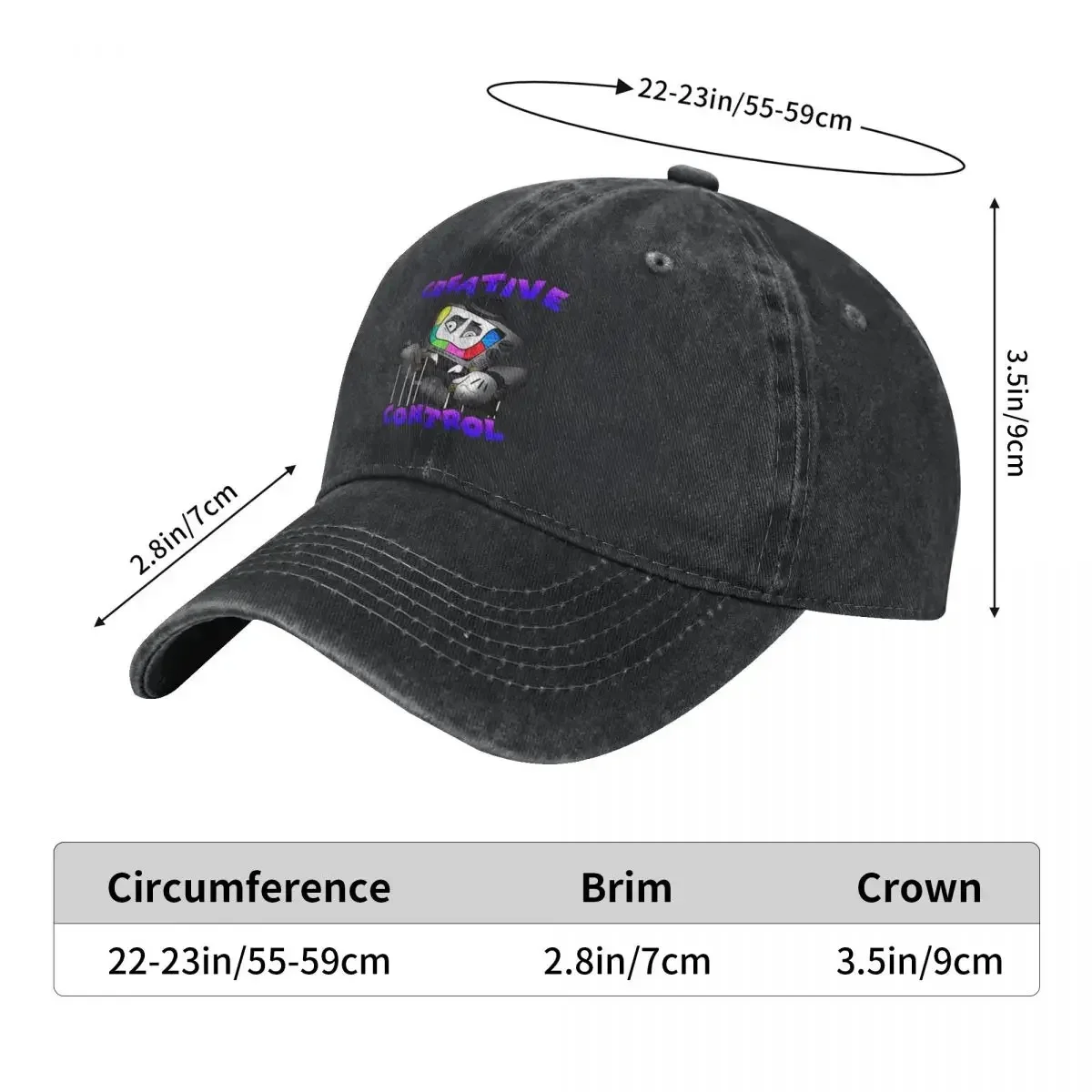 Creative Control (Mr Puzzles) (Transparent Version) Fashion Baseball Cap Peaked Men's Hat Women's Summer