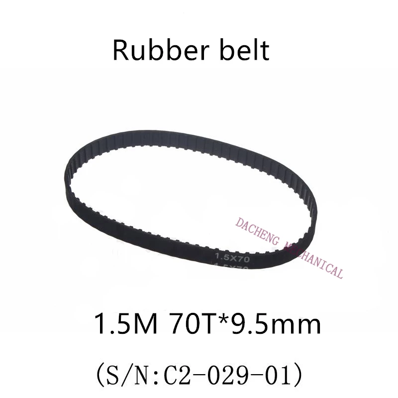 Cinghia dentata nucleo in acciaio 1.5m * 70t * 9.5mm 1.5m x 90t x 9.5mm larghezza industriale per tornio Cj0618 Mini tornio West Matt C2 C3