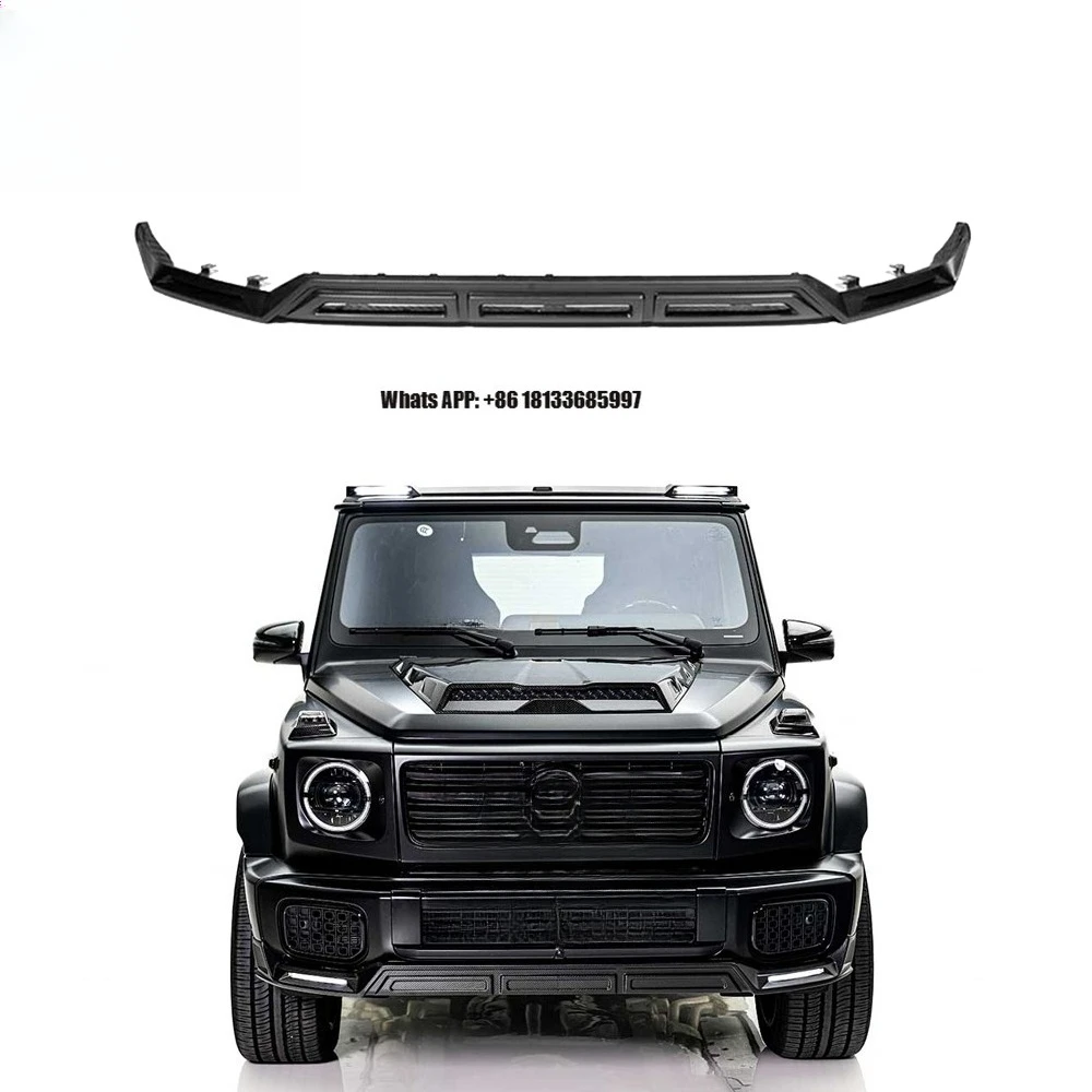 

G Class W465 G450D Front Lip Dry Carbon Front Spoiler Diffuser Splitters Anterior Lip Front Chin G450D 2025y~ Body Parts