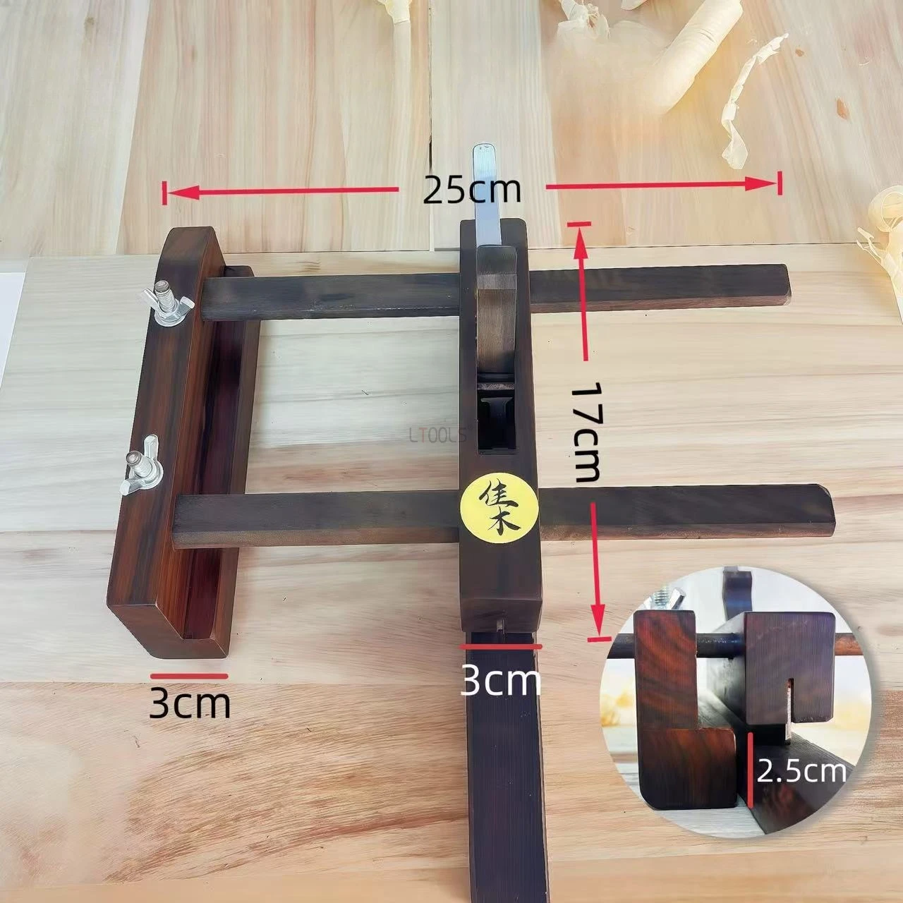 Woodworking Flat Planer Multi Specification High Carbon Steel Planer Ebony Planer Solid Knob Adjust The Tightness Fixation Tools