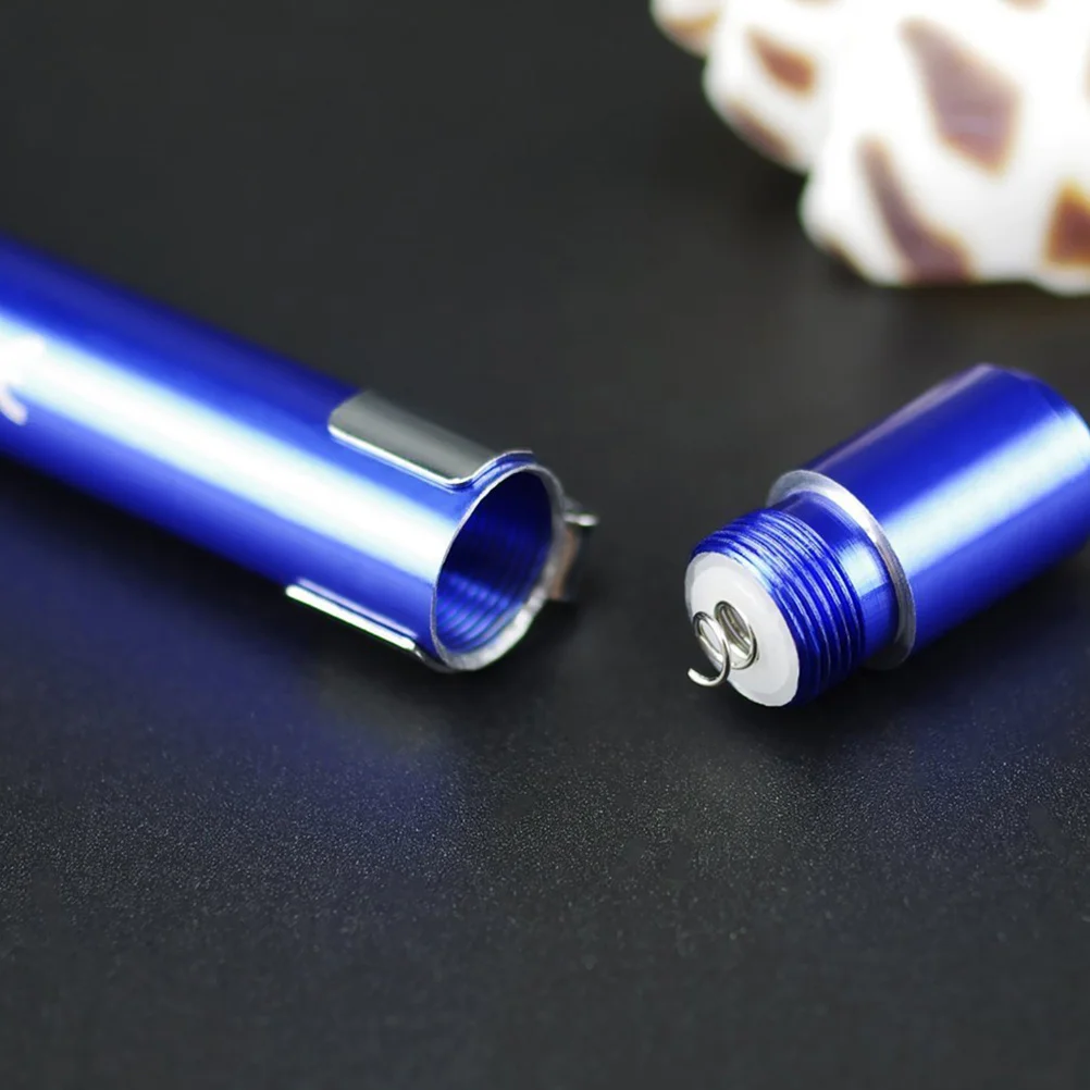 

6Pcs LED Reusable Click Activated Pocket Clip Medical Nurse Healthcare Extra Bright Beam Home Use LED