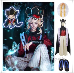 Special Offer Douma Cosplay Anime Costume Juuni Kitsuki Cosplay Halloween Men Women Suit Hat Wig Folding Fan Props