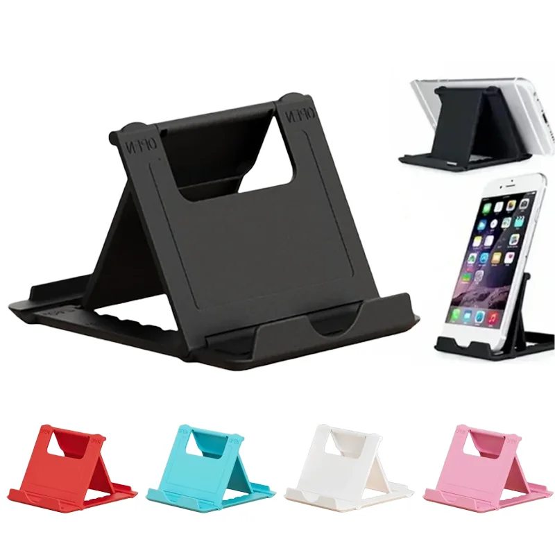 

1/5 шт., настольная подставка для сотового телефона, держатель для IPhone, IPad, портативная мини-подставка для ленивых людей, кронштейн для штатива, пластиковая складная поддержка