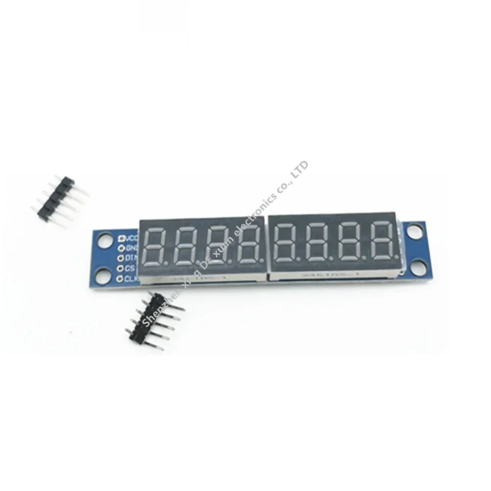 1 Uds MAX7219 Módulo de Control de pantalla de tubo Digital Led de 8 dígitos para Arduino 3,3 V 5V microcontrolador controlador serie 7 segmentos
