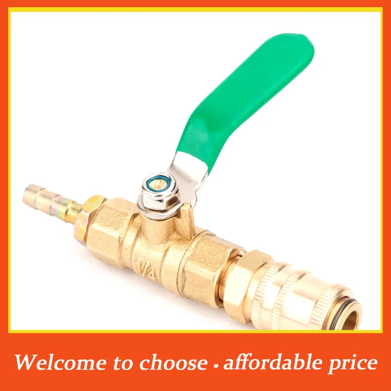 

CA CA1PCS High Quality Copper 11.5cm/4.52in Car Auto Transmission Fluid Oil Filling Filler Adapter Connector Ball Valve For Car