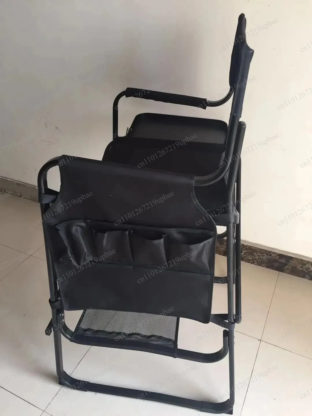 Aluminum Alloy Folding Director Chair Large Canvas Leisure Chair Outdoor Beach Office Makeup Chair