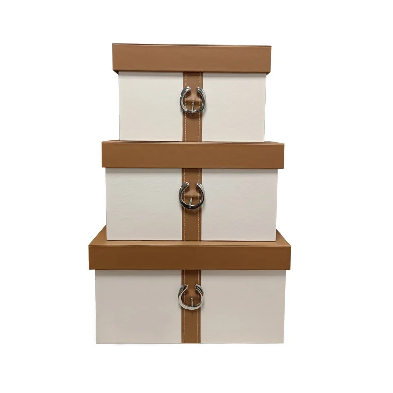 Luxury Storage Box Set Cloakroom Cabinet Storage Box Living Room Organize Bin Ornament Square Large Capacity Organize Bins